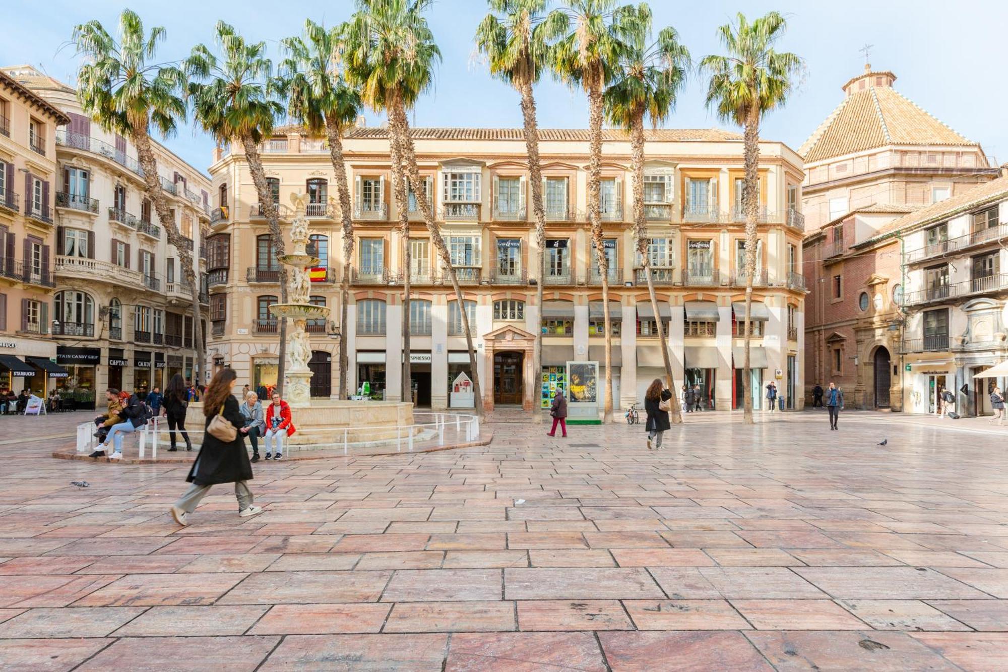 Plaza De La Constitucion Apartment Malaga Exterior photo